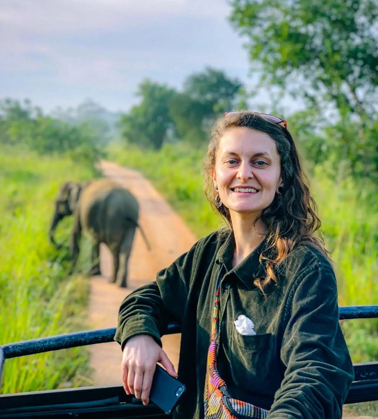 Leopard face close up